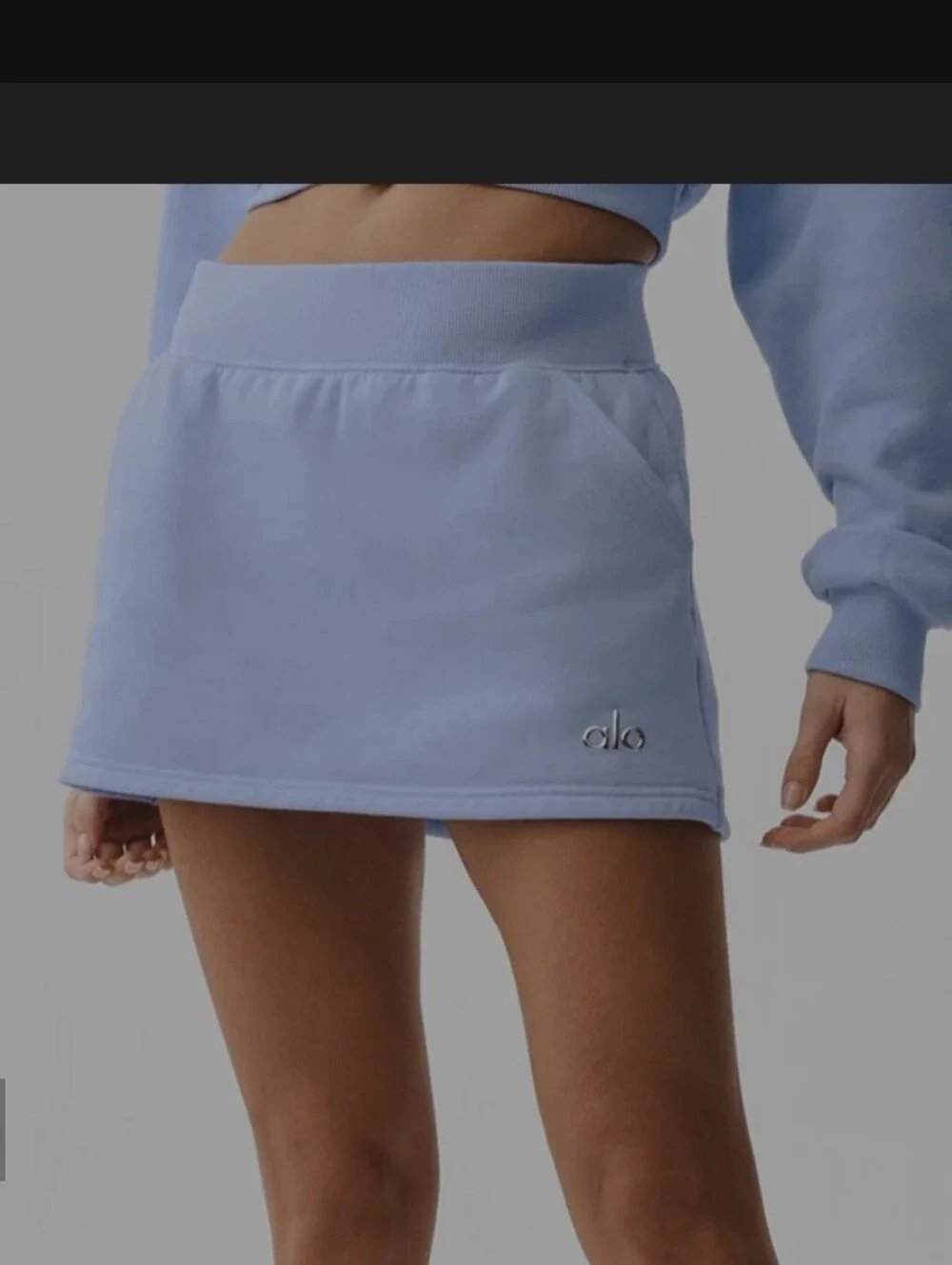 ALO Yoga Light Provence Blue Skirt
